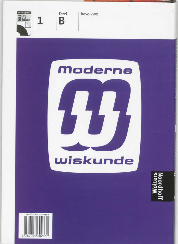Achterkant van Leerboek