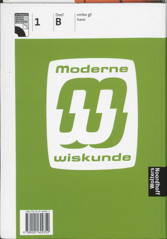 Achterkant van Leerboek
