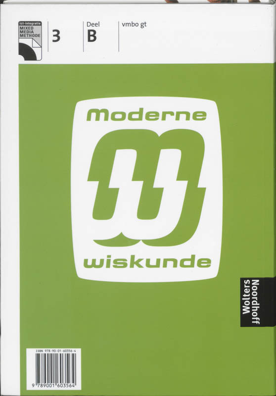 Achterkant van leerboek