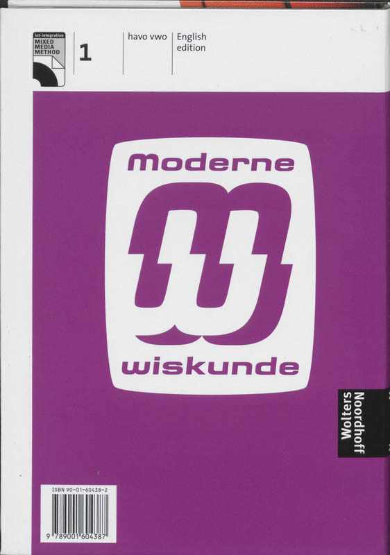 Achterkant van 1 Havo vwo