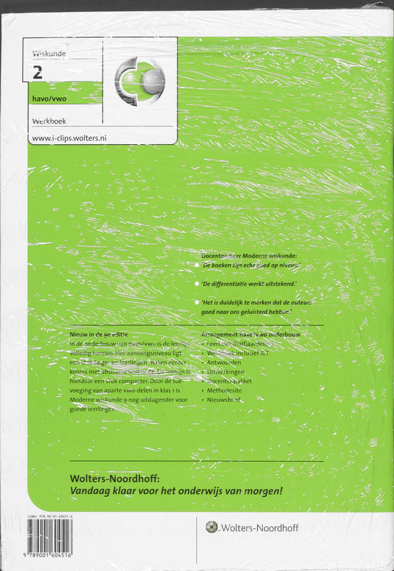 Achterkant van Werkboek