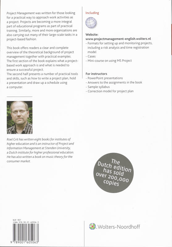 Achterkant van English edition