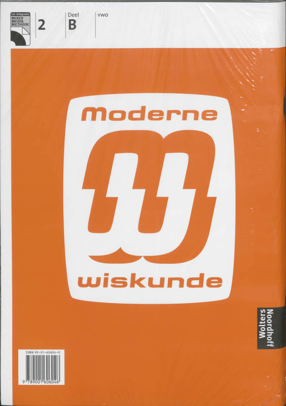 Achterkant van Algebra+ werkboek