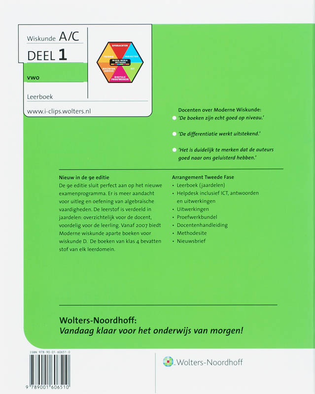 Achterkant van Leerboek A/C