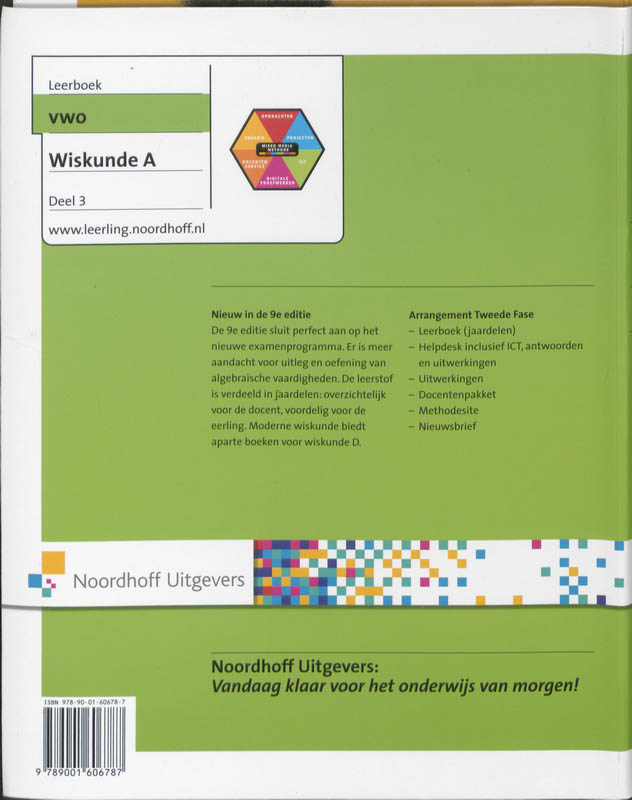 Achterkant van 3 vwo A