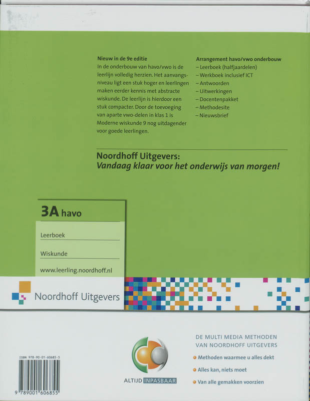 Achterkant van Leerwerkboek