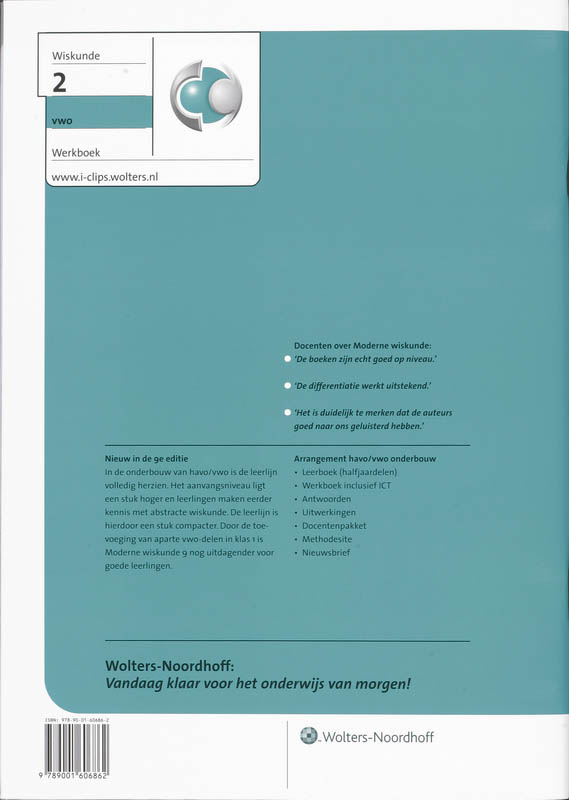 Achterkant van Werkboek