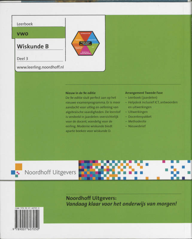 Achterkant van 3 vwo B