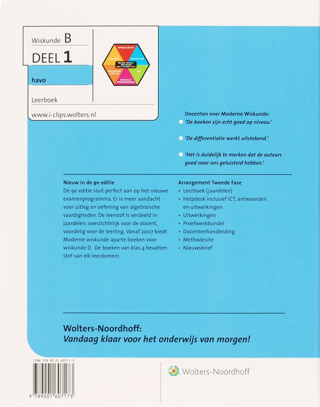 Achterkant van Havo B