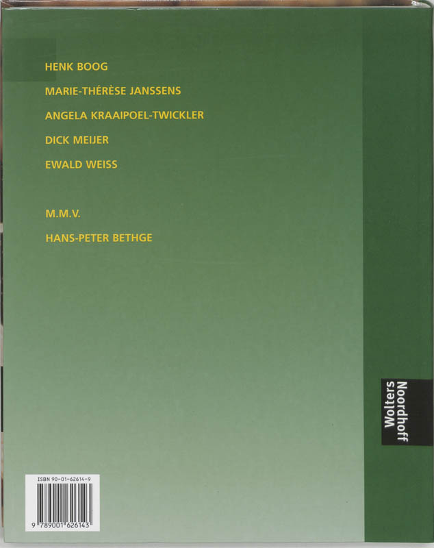 Achterkant van Hoofdboek