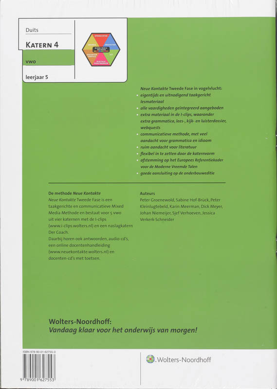 Achterkant van vwo