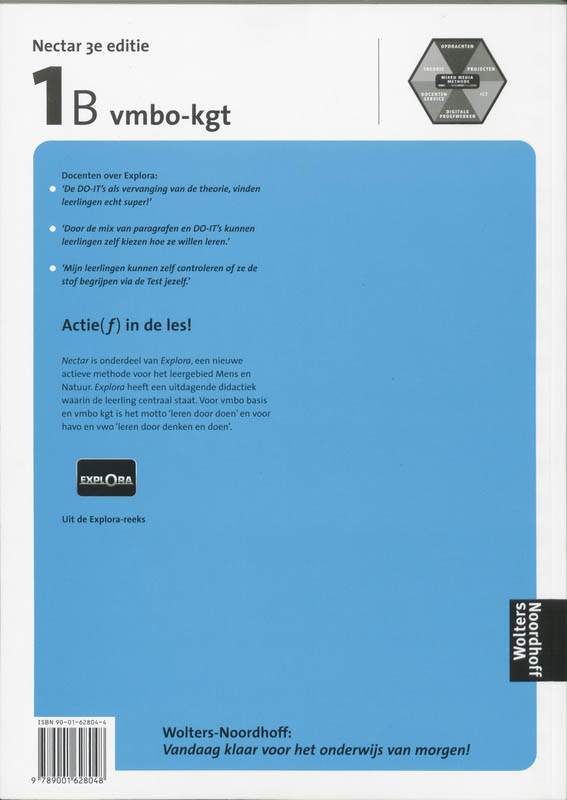 Achterkant van Activiteitenboek Biologie