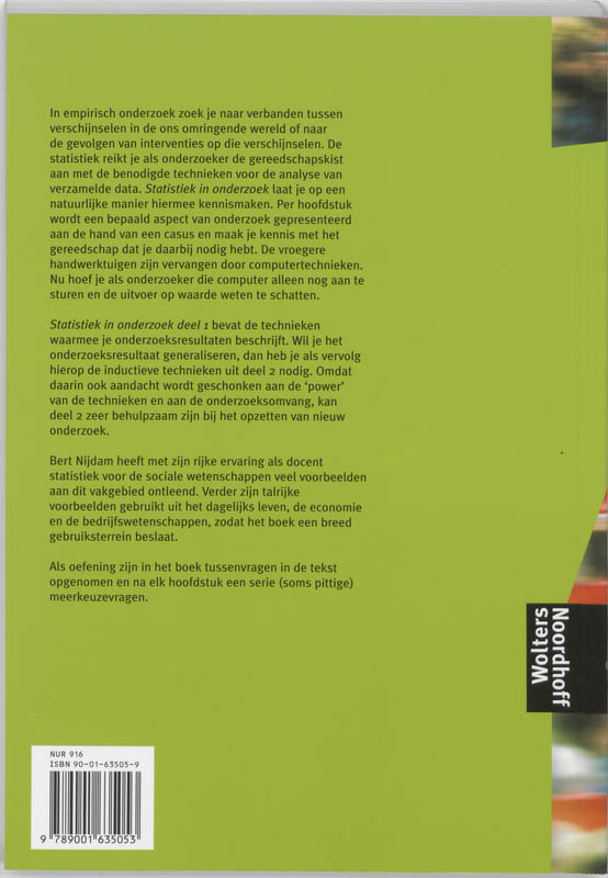 Achterkant van 1 Beschrijvende technieken