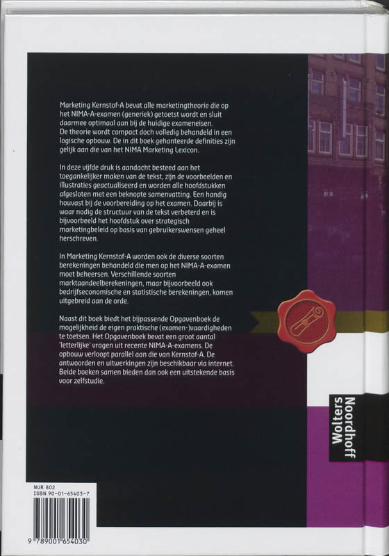 Achterkant van Kernstof-A
