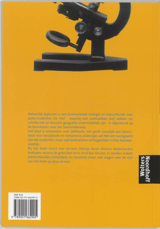 Achterkant van Bronnenboek