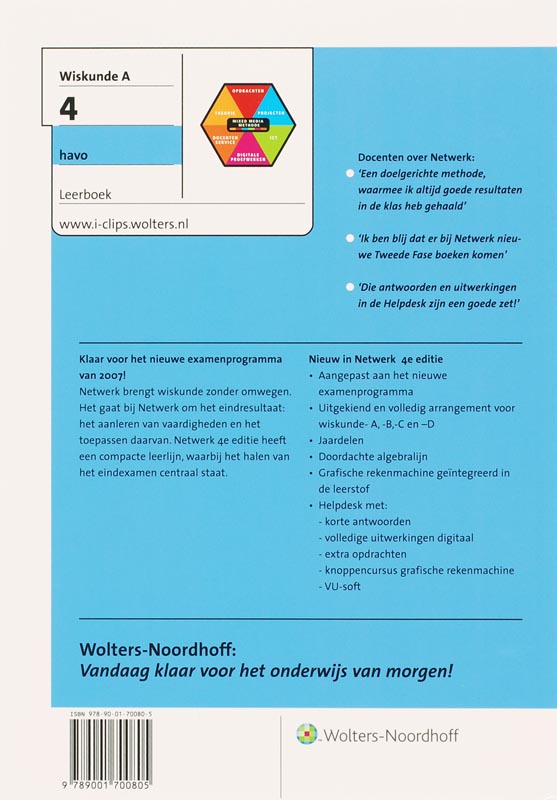 Achterkant van Leerwerkboek