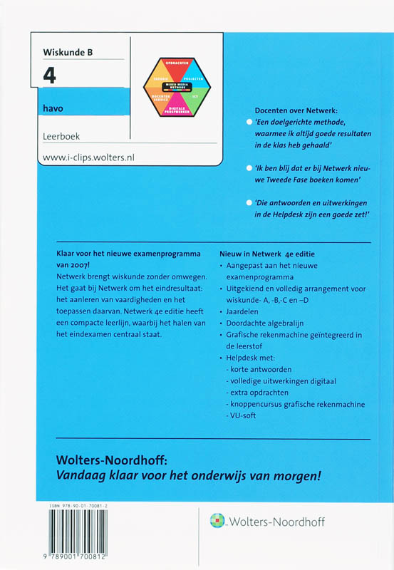 Achterkant van havo 4
