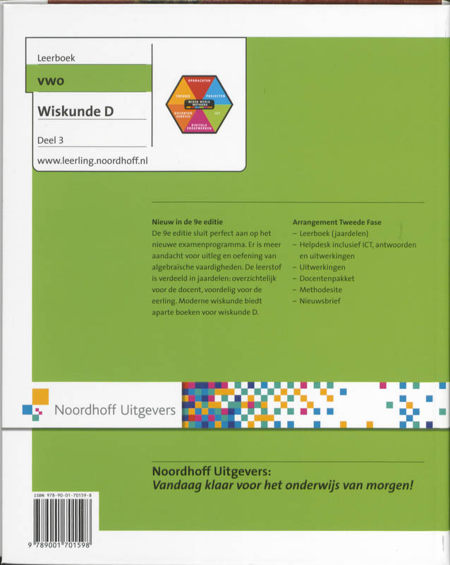 Achterkant van Vwo D deel 3