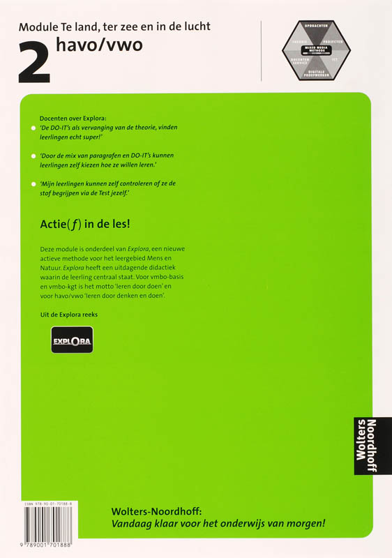 Achterkant van Acitiviteitenboek