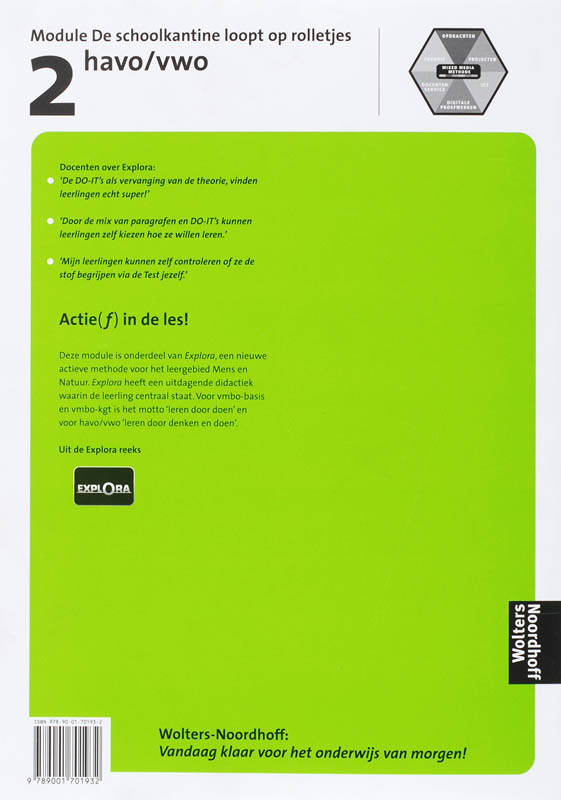 Achterkant van Activiteitenboek