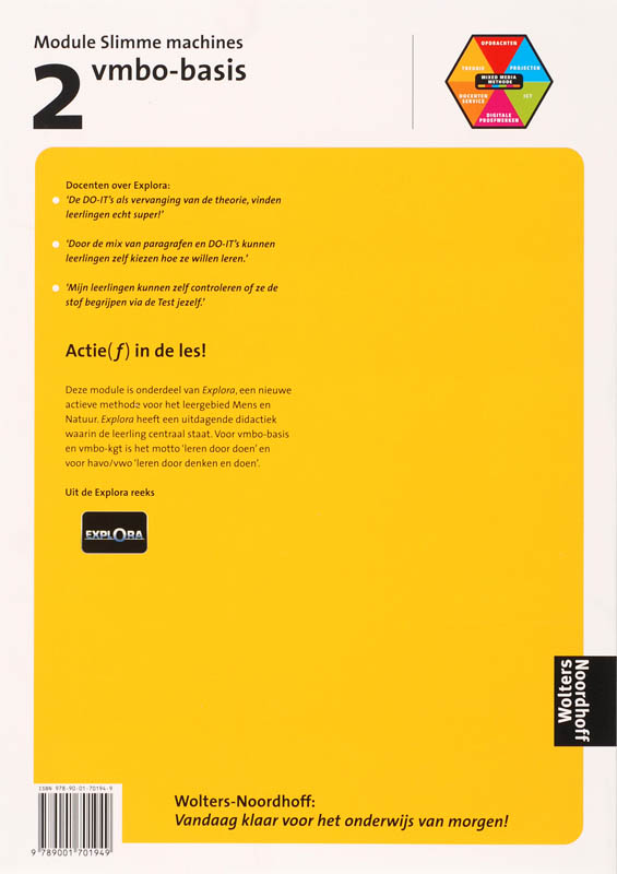 Achterkant van Leerwerkboek