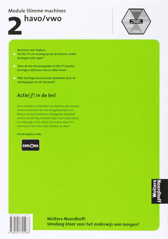 Achterkant van Activiteitenboek