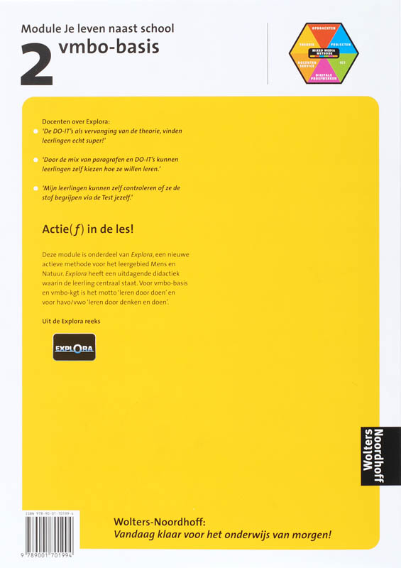 Achterkant van Leerwerkboek