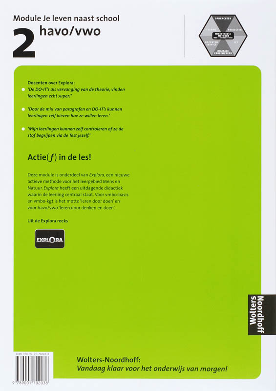 Achterkant van Activiteitenboek