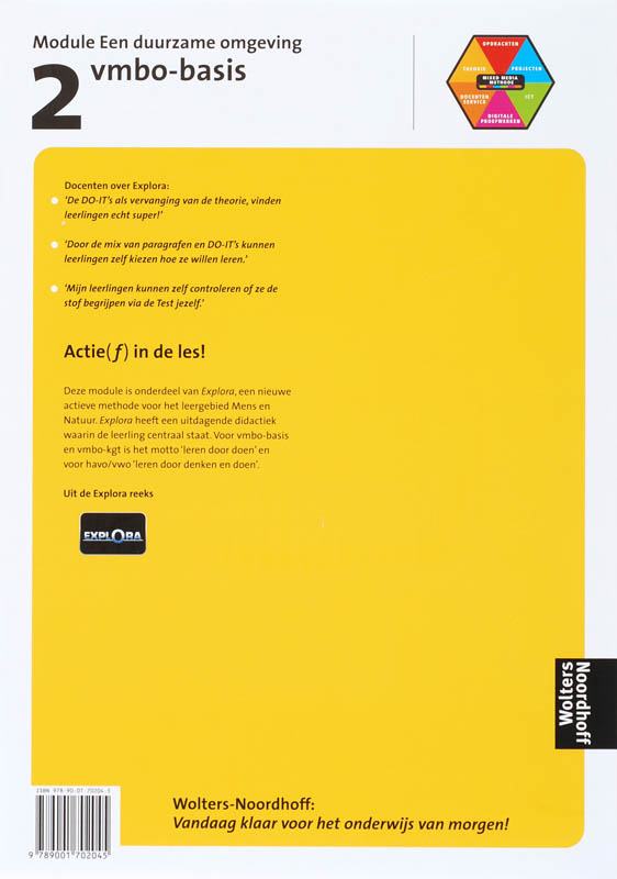 Achterkant van Leerwerkboek