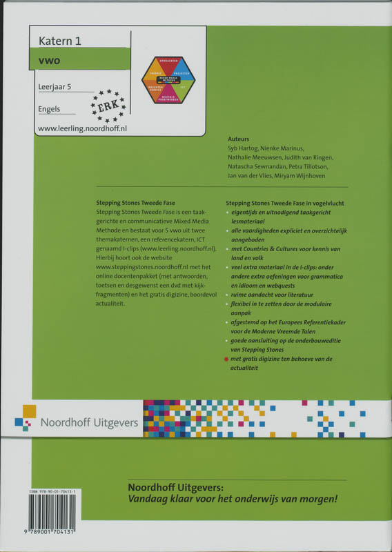 Achterkant van Katern 1 + 2