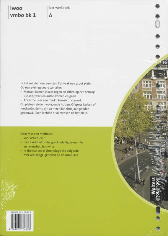 Achterkant van Leer-werkboek A