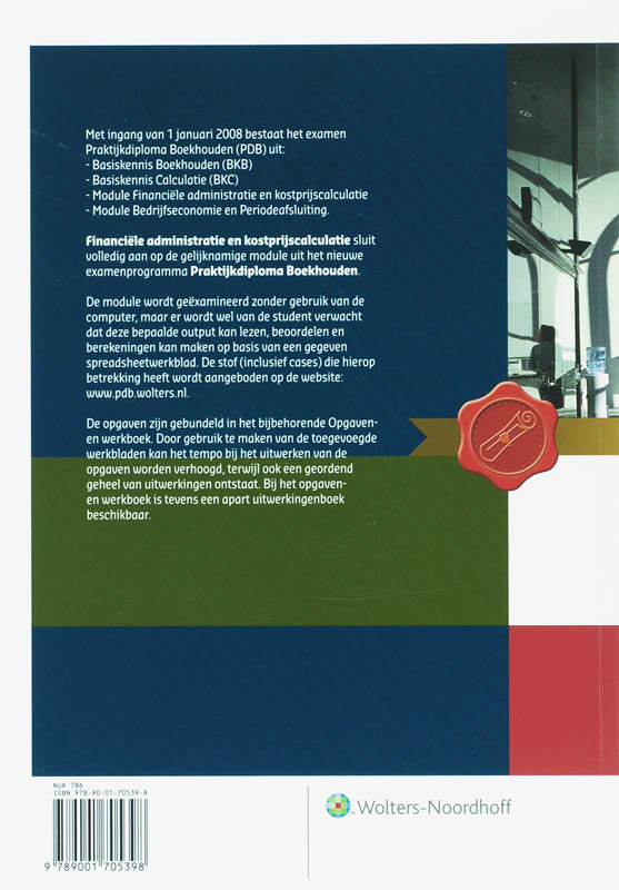 Achterkant van Hoofdboek
