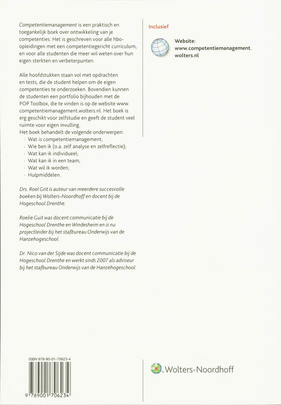 Achterkant van Competentie management