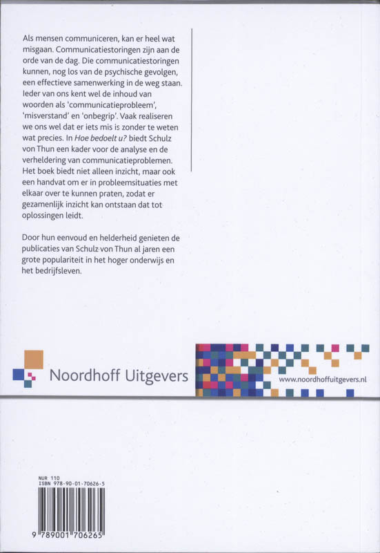 Achterkant van Hoe bedoelt u?