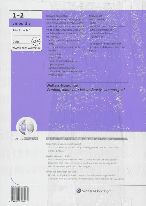 Achterkant van Arbeitsbuch A/B