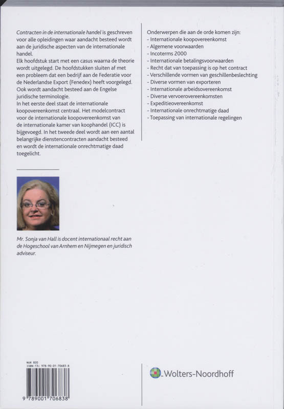 Achterkant van Contracten in de internationale handel