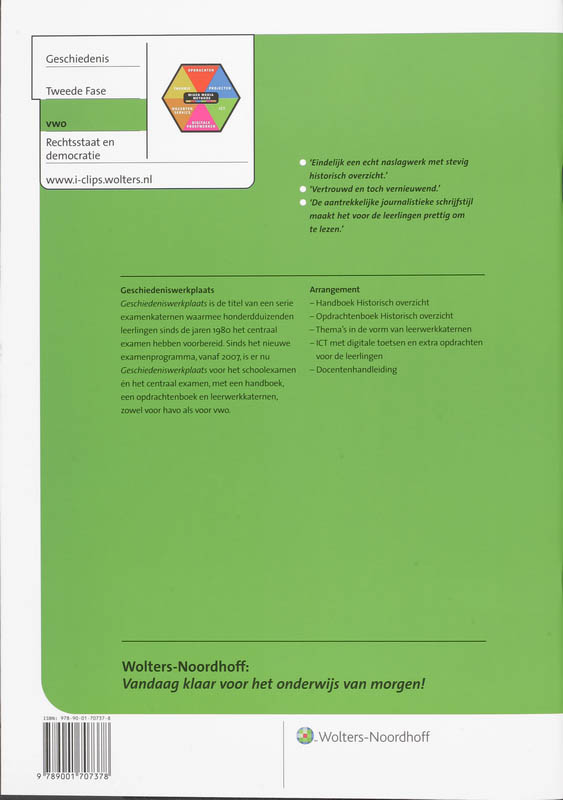 Achterkant van Vwo