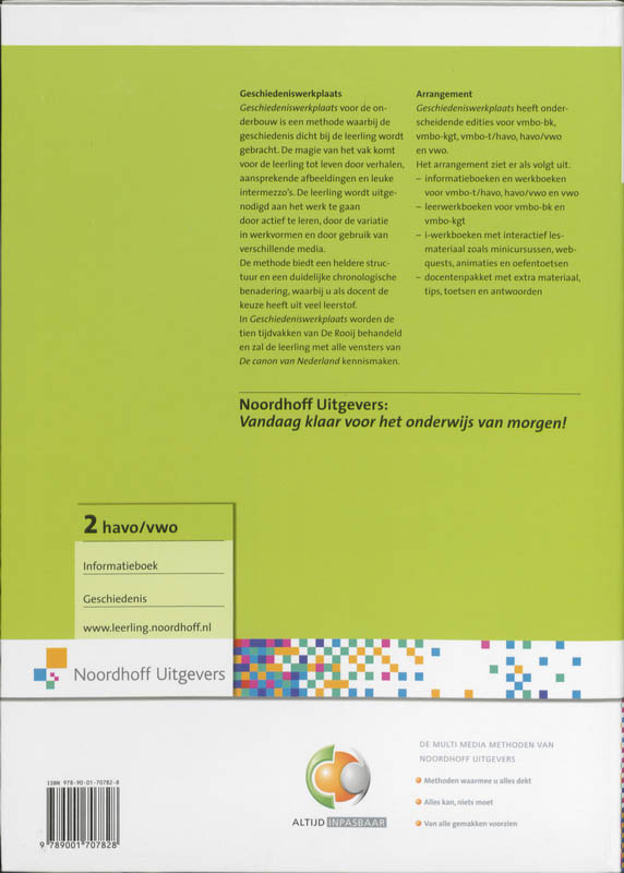 Achterkant van Informatieboek