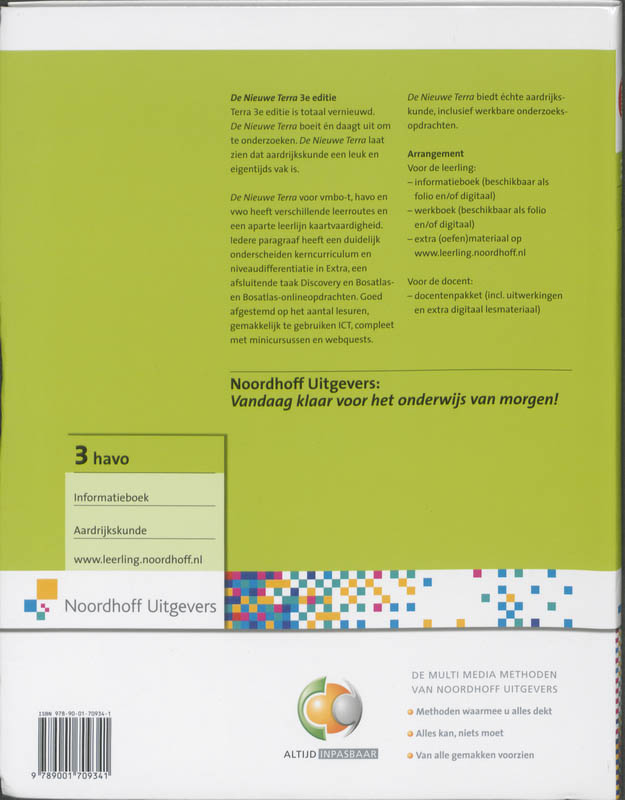 Achterkant van Informatieboek