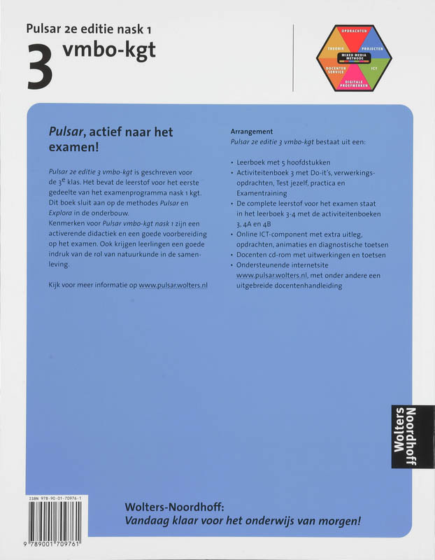 Achterkant van Leerboek