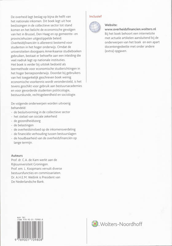Achterkant van Overheidsfinanciën