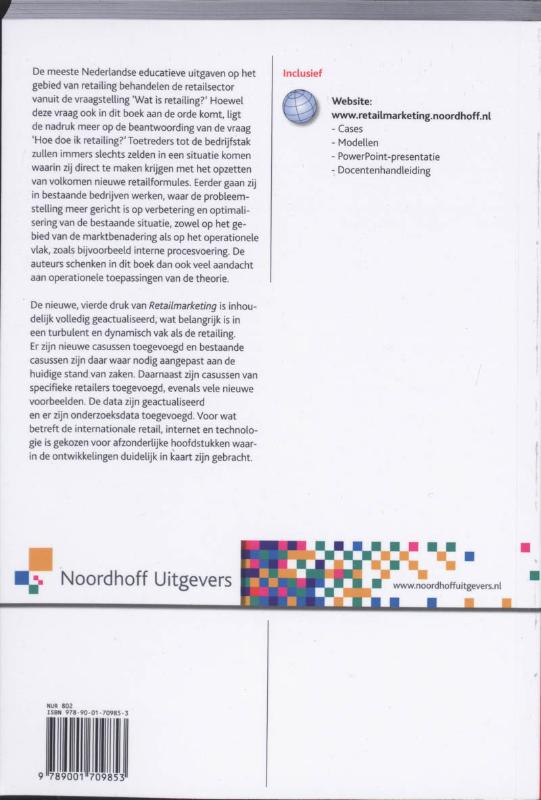 Achterkant van Retailmarketing