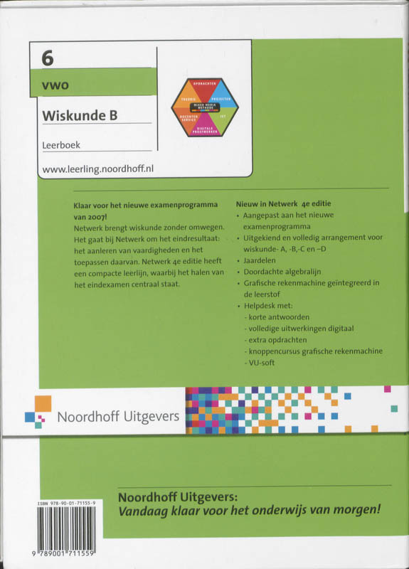 Achterkant van Leerboek