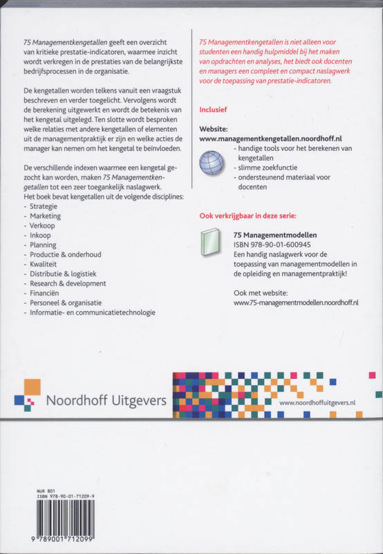 Achterkant van 75 Managementkengetallen