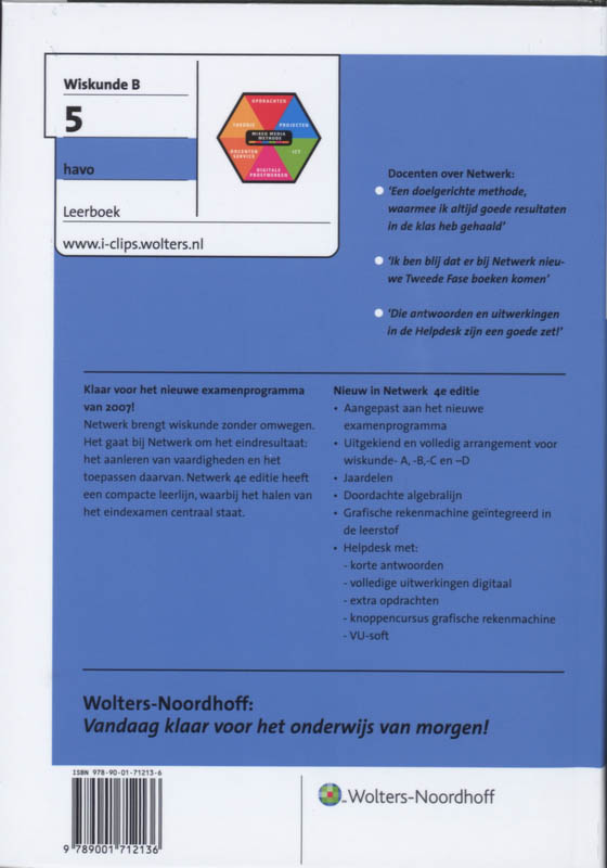 Achterkant van Wiskunde B