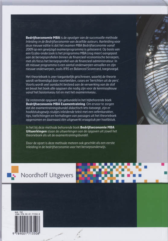 Achterkant van Hoofdboek