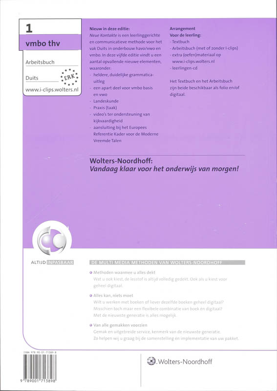 Achterkant van Arbeitsbuch