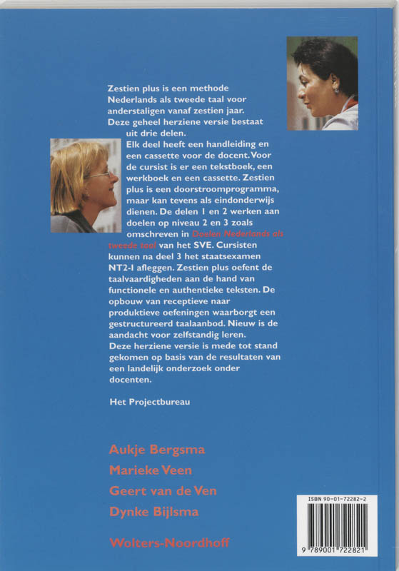Achterkant van Tekstboek
