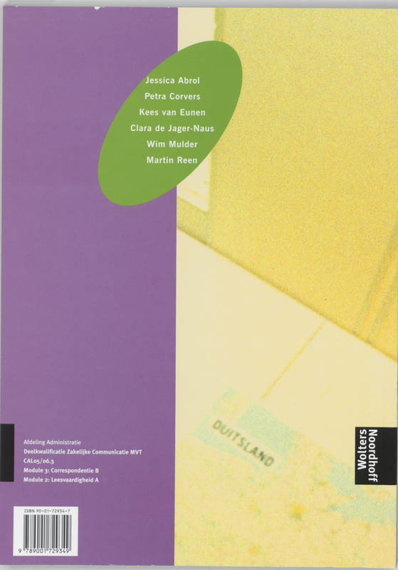 Achterkant van Werkboek 2