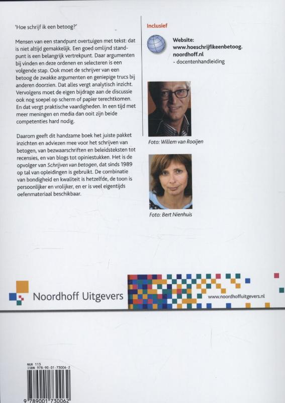 Achterkant van Hoe schrijf ik een betoog?